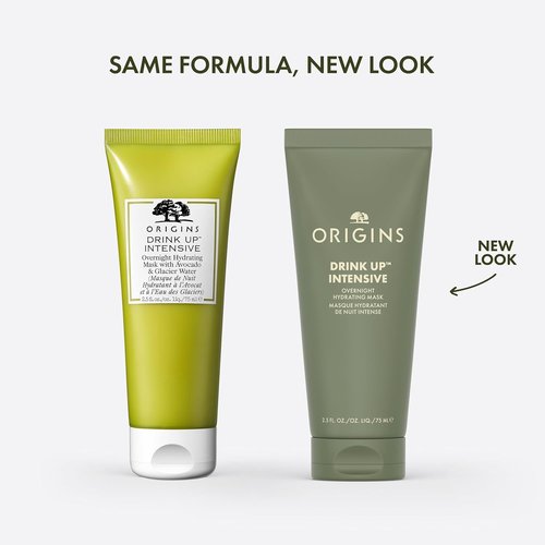Origins Drink Up Intensive Overnight Hydrating Face Mask - 72-Hour Hydration with Niacinamide, Hyaluronic Acid & Avocado Butter