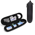 Nincha Compact Electric Toothbrush Travel Case, EVA Protective Storage Bag for Philips Sonicare/Oral-B, Waterproof Portable Carrying Case with Mesh Pocket & Elastic Bands (Black)