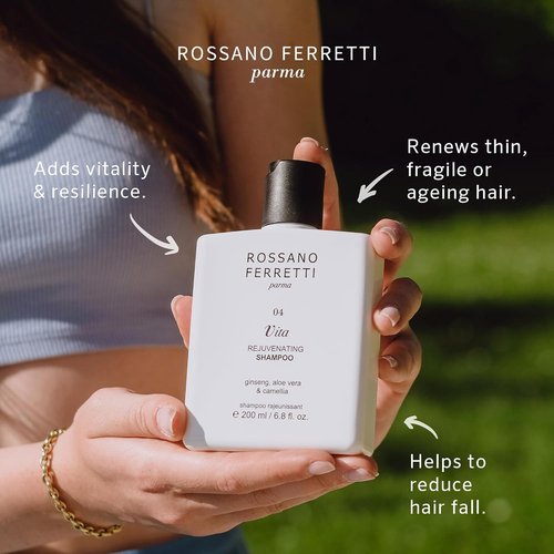 Rossano Ferretti Vita Rejuvenating Shampoo - Strengthens Thin, Fragile Hair | Sulfate-Free, 6.8 Fl Oz