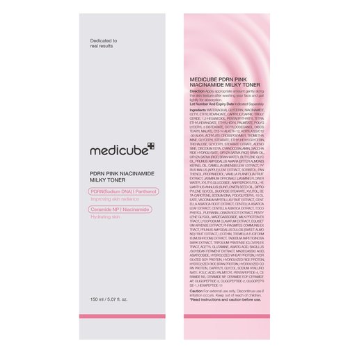 medicube PDRN Toner Salmon DNA Milky Toner | for Hydrating, Moisturizing, Soothing with Ceramide, Peptide | Glass Glow Skin | Korean Skincare, 5.07 fl.oz