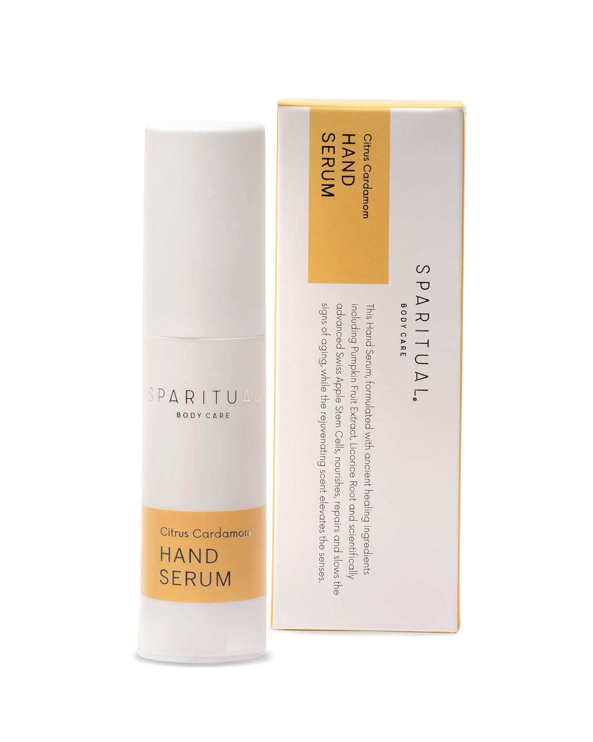 SPARITUAL Citrus Cardamom Vegan Hand Serum - Nourishing Moisturizer | 1oz