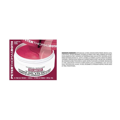 Peter Thomas Roth | Even Smoother™ Glycolic Retinol Eye Patches - Hydrating Treatment for Fine Lines & Texture