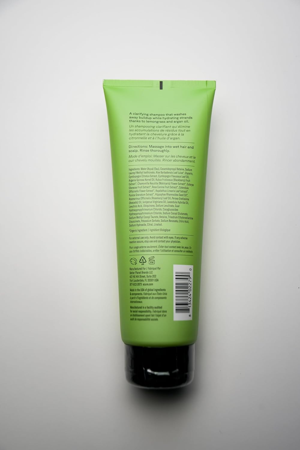 Acure Curiously Clarifying Shampoo & Conditioner Set - Deep Cleansing & Hydrating for Oily Hair - 8 fl oz (2 Pack)