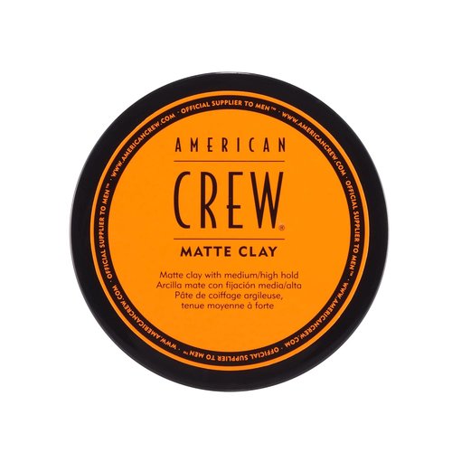 American Crew Men's Hair Matte Clay - Medium/High Hold Styling Clay, 3 Oz | Perfect for All Hair Types