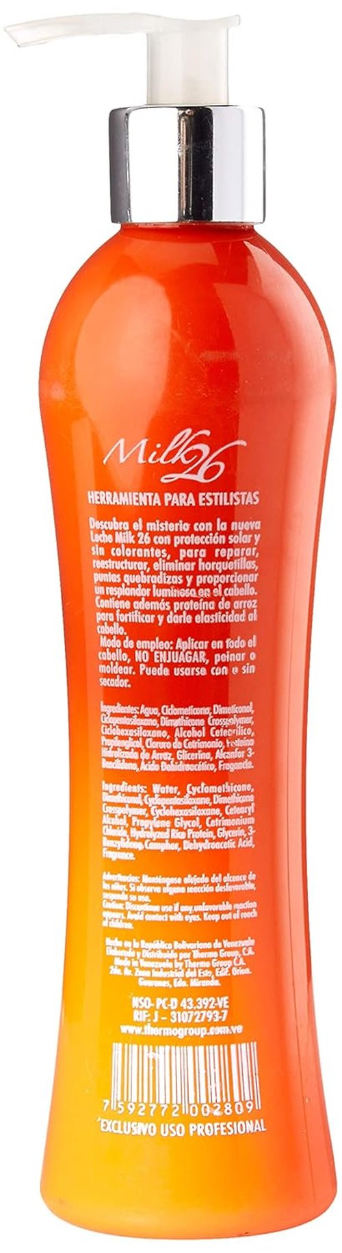 Kleravitex Milk 26 Leave-In Conditioner - 8.11 Oz - Split End Repair & Hair Growth Boost