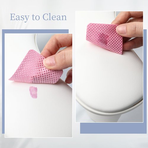 Arm Rest for Nails Tech, Luxurious U-shaped Manicure Nail Art Hand Rest Pillow Cushion, Big Microfiber Leather Nail Arm Rest Stand for Ultimate Comfort in Manicure (White)