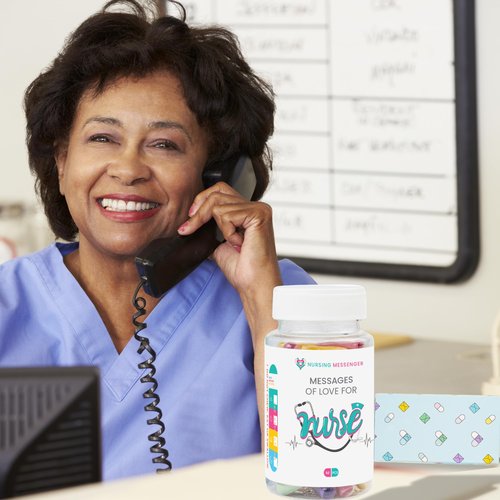 Hyperlama Nurses Gift Jar: Acrylic, Solid, Refillable, Perfect for Nurse Appreciation, Graduation, or Any Occasion