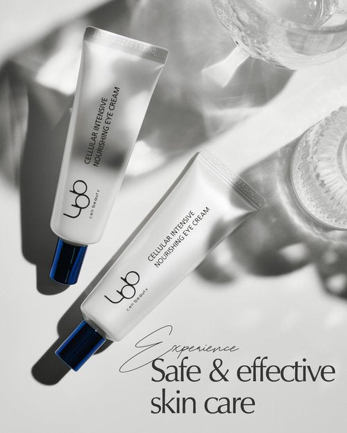LBB Cellular Intensive Nourishing Eye Cream - Vegan Eye Lifting Treatment - Improves Wrinkles, Anti Aging, Nourishing - Tangerine Cellular Water, Shea Butter, Vitamin E, 0.5 oz.