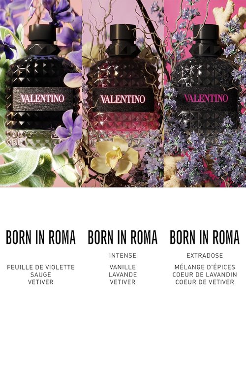 Valentino Uomo Born In Roma Intense - 3.4 oz Eau de Parfum Spray for Men | Bold & Elegant Fragrance