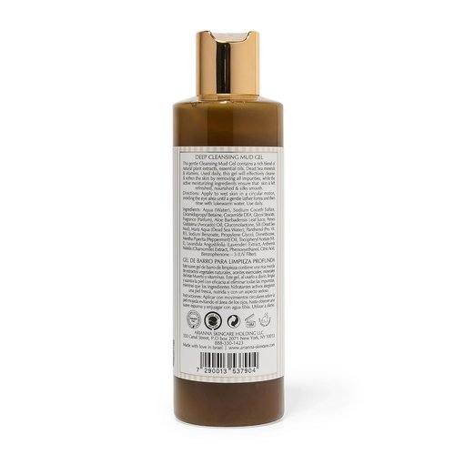 Regine Switzerland Deep Cleansing Mud Gel - Natural Facial Cleanser for Oily Skin