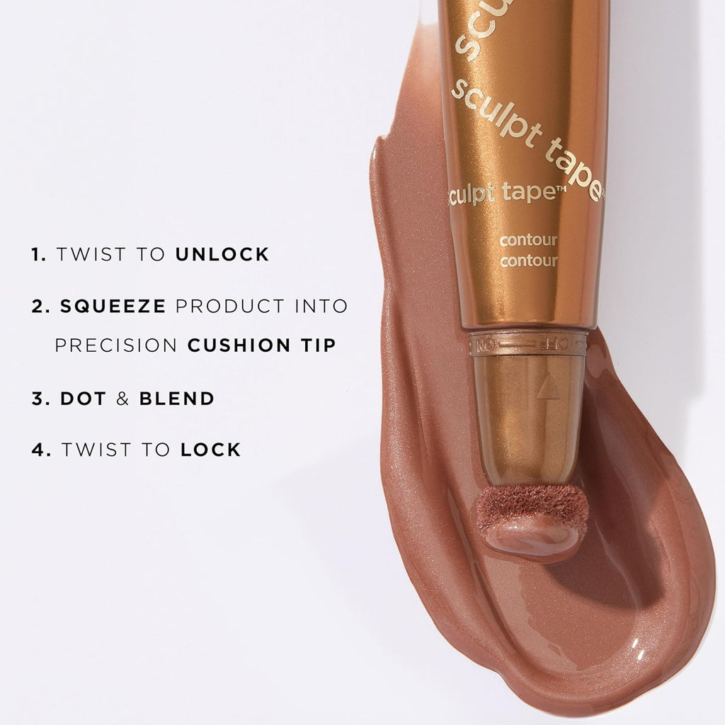 Tarte Sculpt Tape Contour - Lightweight Cream Bronzer with Shea Butter for Buildable Glow | Vegan & Cruelty-Free