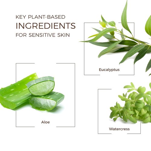 Babo Botanicals Aloe Vera Gel - Soothing Hydration with Witch Hazel & Cucumber for Sensitive Skin | 8 oz.