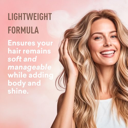 Just Nutritive Volumizer Hair Tonic - Instant Volume & Lift | Lightweight Root Lifter for All Hair Types | 8 Fl Oz