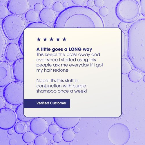 One 'n Only Shiny Silver Ultra Shine Spray - Purple Hair Shine for Enhanced Color & Damage Repair (4 oz)
