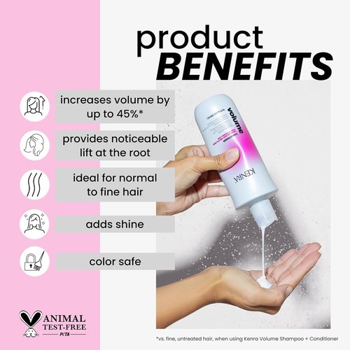 Kenra Volume Conditioner - Boosts Body & Fullness | Increases Volume Up to 45% | Color Safe for Fine to Normal Hair