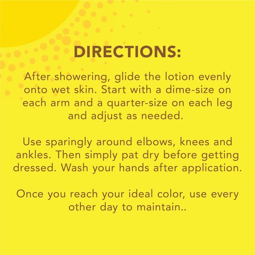 Jergens Natural Glow In Shower Lotion, Self Tanner for Medium to Deep Skin Tone, Sunless Tanning Wet Skin Lotion for Gradual, Flawless Color, 7.5 Ounce, Pack of 2