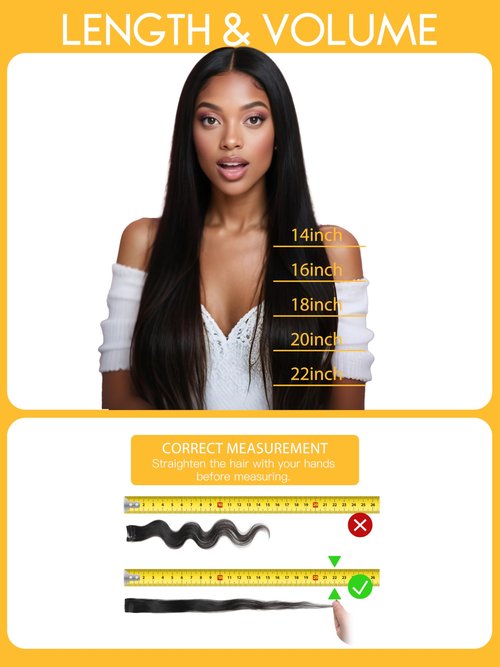 Caliee Seamless Yaki Straight Clip ins 14 Inch Balayage Natural Black Mixed Chestnut Brown Light Yaki Clip ins for Black Women 115G 8 Pcs Invisible PU Weft