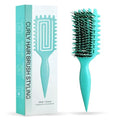 Skiennix Curl Defining Brush - Lightweight Curly Hair Brush for All Hair Types | Green