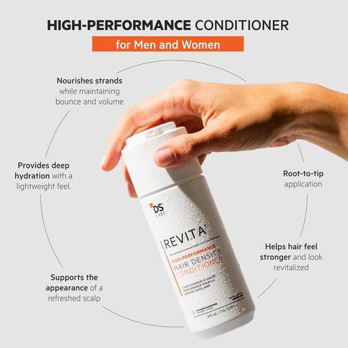 DS Labs Revita Shampoo & Conditioner Kit - Two-Step Scalp Care for Volumized Hair, 205 mL