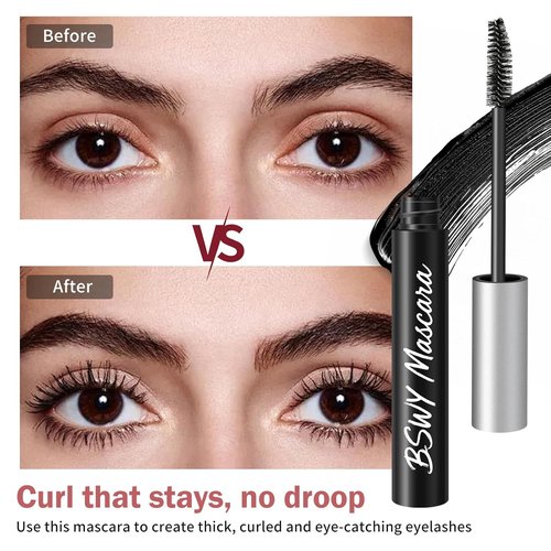 Essence Telescopic Tubing Mascara - Waterproof Formula for Sky High Lift & All-Day Wear, Gentle for Women 60+