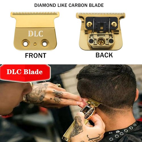 BaBylissPRO Replacement DLC 2.0 Blades - Compatible with FX787 & FX726 Trimmers, Gold Finish