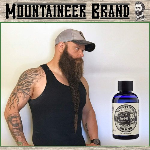 Mountaineer Brand Natural Unscented Beard Oil - Hydrates & Softens for Beard Growth | 2oz Made in West Virginia