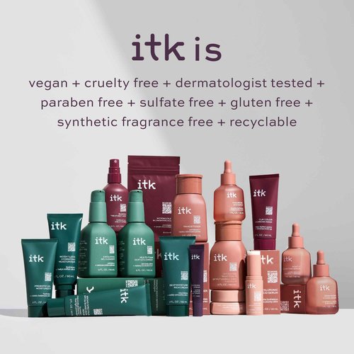 ITK Skincare Prebiotic Gel Face Moisturizer For Oily, Acne Prone Skin - Niacinamide + Squalane + Cucumber Extract - Hydrate + Energize Skin - Dark Spot Corrector For Face - Vegan + Cruelty Free