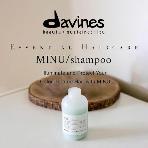 Davines Minu Shampoo - Color Protection & Shine | 8.45 Fl Oz