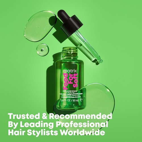 MATRIX Soft Hair Serum Oil - Nourishing Leave-In Treatment for Dry, Brittle Hair | Heat Protection & Shine