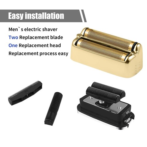 BaBylissPRO Replacement Foil & Cutter - Compatible with FXONE Double Foil Shaver | Gold Finish
