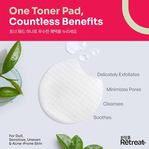 **Regine Switzerland Glycolic Acid Toner Pads - Exfoliating & Brightening with Green Tea & Centella Asiatica | 150 Dual Texture Pads**