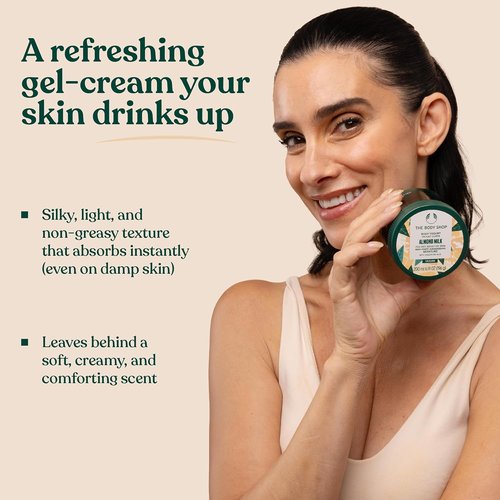 The Body Shop Almond Milk Gift Set | 3-Piece Vegan Collection with Shower Cream, Body Yogurt & Hand Balm