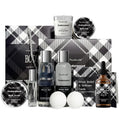 12Pcs Men's Spa Gift Set - Cedarwood Bath & Body Care Kit, Home Spa Set with Natural, Perfect Gifts for Men - Father's Day, Birthday, Valentine's & Christmas