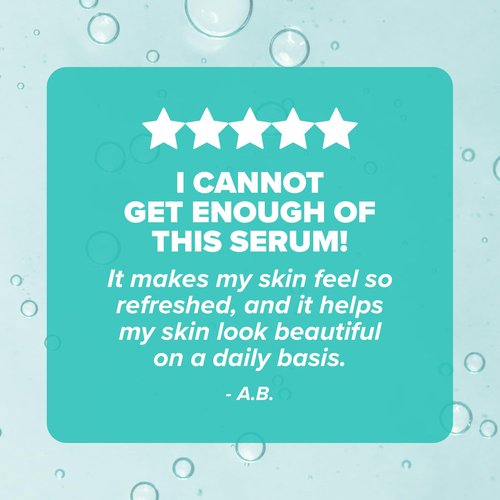 ClarityRx Daily Dose of Water Hyaluronic Acid Serum for Face, Natural, Plant-Based Daily Anti Aging Hydrating Serum Treatment for Dry, Dull Skin, No Parabens, All Skin Types