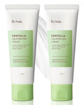 IUNIK Centella 70% Calming Gel Cream Vegan Non-Sticky Moisturizing Blemish Care w/Centella Asiatica Tea Tree 10% Soothes Acne Rosacea Oily & Sensitive Skin Korean Skincare BOGO 1+1