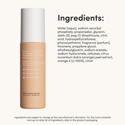 hims Vitamin C Serum for Men - Brighten Skin Tone, Balance Complexion - Highly Concentrated, Lightweight Vitamin C Facial Serum - Vegan, Cruelty-Free, No Parabens - Citrus Scent, (1oz)