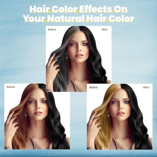 IIIMEIDU Black Hair Dye Shampoo - 3-in-1 Formula for 100% Gray Coverage | Natural Herbal Ingredients, 500ml