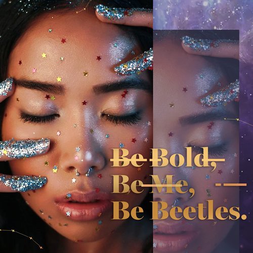 Beetles Gel Nail Polish Set Navy Blue Burgundy Purple Green Black Goloden Pink Gel Polish 20 Colors Celestial Collection Deep Color Nail polish Soak off UV LED DIY Salon Gift for Women