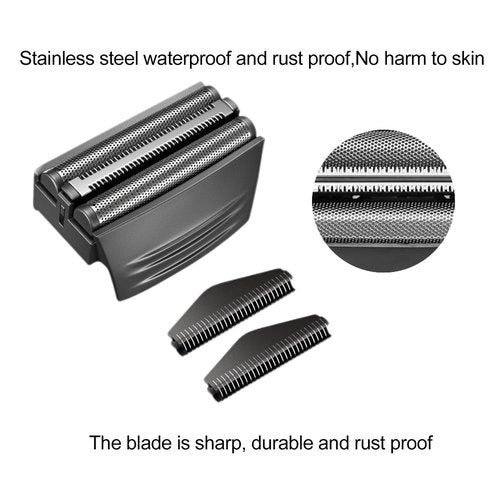 2 PACK BLACKShaver Replacement Foil Compatible with Remington TITANIUM-X Flex & Pivot Foil and Cutter F5800 & F7800,Shaver heads Fit for Remington F4900,F5800,F7800