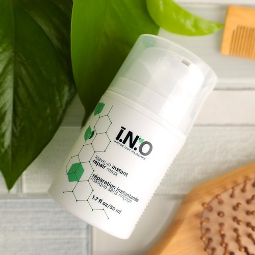 Earthly Body Inside Out Haircare Leave-In Instant Repair Mask - 1.7 fl oz - Strengthens & Repairs for Shiny, Detangled, Frizz-Free Hair - Plant-Based Formula - Vegan & Cruelty Free