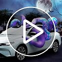 Inflatable Halloween Car Decor with Octopus Tentacles & LEDs for Outdoor Trunk or Treat