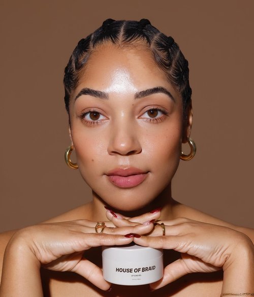 House Of Braid Hair Styling Gel - Extra Hold for Curly, Wavy, Slick Back, Edge Control, Braid Gel - Non Toxic, Frizz and Flake Free Hair Jam with All Natural Ingredients (3.4 Oz)
