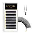 KOLYBEL U Eyelash Extension 2D UU Lash Extensions 0.07 D Curl Handwoven U Shaped Lash Easy Fan 8-15mm Russian Volume Crisscross Eyelashes Extension(2D UU-0.07-D-8-15mm)