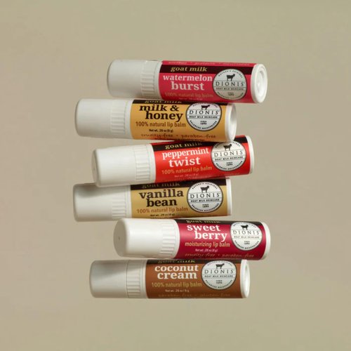 Dionis Goat Milk Lip Balm Candy Box 0.28oz (Pack of 6)