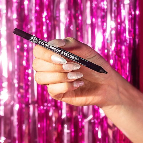KimChiChic Beauty Eyeliner - Waterproof & Smudge-Proof Creamy Pencil with Jojoba Oil | 01 Blackest Black