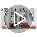 Halloween Ghost Window Clings - Large Reusable Stickers for Party & Home Decor