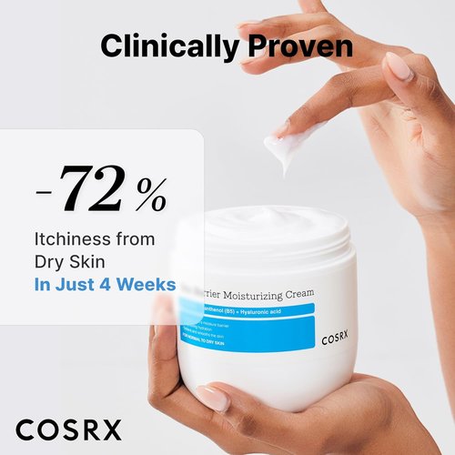 COSRX Moisturizing Body Cream - 100-Hour Hydration for Dry Skin with Ceramide & Hyaluronic Acid | Unscented, Non-Greasy | 15.2 fl oz