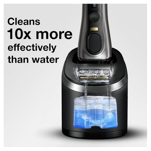 Braun Clean & Renew Refill Cartridges - Replacement Shaver Cleaner Liquid Solution, Pack of 10