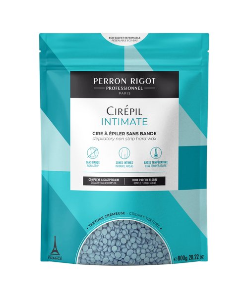 Cirepil - Intimate - 800g / 28.22 oz Hard Wax Beads Bag - With Cicasepticalm & Coconut Oil - Specialized for Brazilian & Bikini Waxing - Creamy Anti-Bump Hair Removal for Sensitive Areas - Refill Bag
