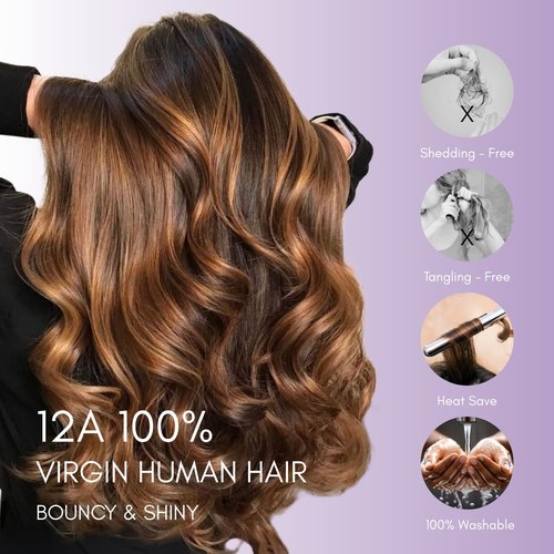 AUROO 13x4 Honey Blonde Highlight Body Wave Frontal Only Human Hair 10 Inch, 12A 100% Virgin Brazilian P4/27 Brown Ombre Ear to Ear HD Lace Frontal Closure Only Pre Plucked Colored Human Hair Sew In